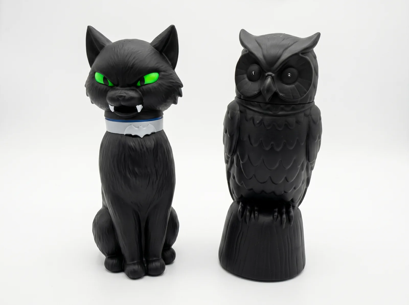 Fox and Owl Halloween Decorative Figurines