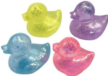 TPR Glitter Duck 1