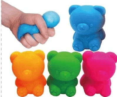 TPR Fruity Neon Squishy Bear 1