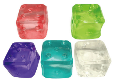 Dice Transparent Ice Cubes 1